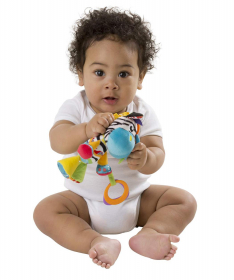 Playgro igračka za kolica sa glodalicom za bebe Zebrica 0+ 0186979