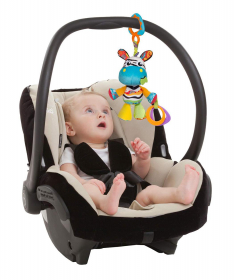 Playgro igračka za kolica sa glodalicom za bebe Zebrica 0+ 0186979