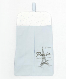 Tri Drugara u Parizu torba za pelene za bebe - Plava