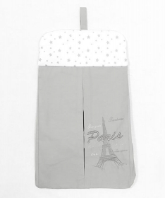 Tri Drugara u Parizu torba za pelene za bebe - Siva