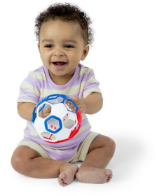 Bright Starts lopta sa zveckom igračka za decu Grippin Goals SKU16922