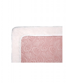 Textil čaršav za dušek za bebe 120X60 cm sa lastišom Žersej - Beli