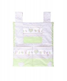 Textil bebi drzac za krevetac Baby Bear Zeleni