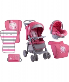 Lorelli Bertoni kolica za bebe Foxy Set Pink Kitten