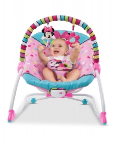 Kids II Lezaljka za bebe do 18 kg Disney Minnie Mouse PeekABoo 10360