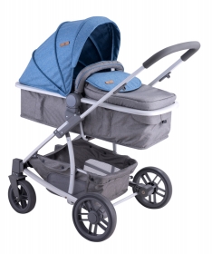 Lorelli Bertoni kolica za bebe S-500 Set Blue & Grey