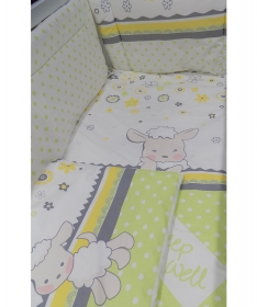 Textil komplet posteljine za bebe Carolija