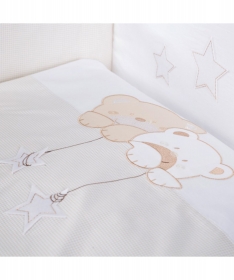 Klups komplet posteljine za bebe Star Dream Beige - 5 delova