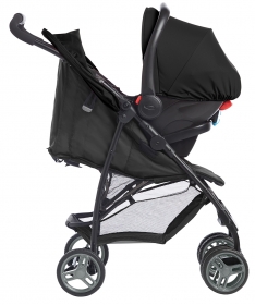 Graco kolica za bebe 2u1 Literider sivo - crna