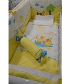 Deksi Group Pače posteljina za bebe žuta