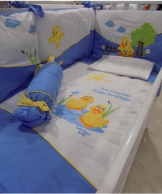 Deksi Group Pače posteljina za bebe plava