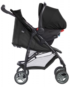 Graco kolica za bebe LiteRider black grey sivo crna
