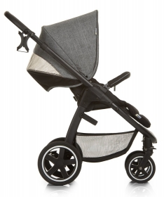 Hauck kolica za bebe trio set (kolica+nosiljka+auto sediste) Soul Melange grey - sivi
