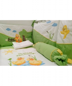 Deksi Group Pače posteljina za bebe zelena