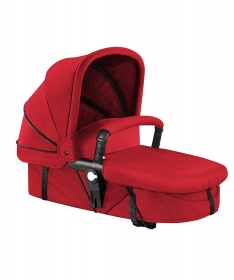 Cybex kolica za bebe Cura sa crnim felnama Rumba Red - crvena