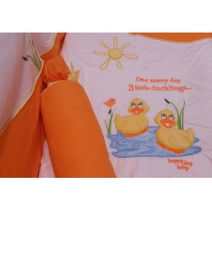 Deksi Group Pače posteljina za bebe narandžasta 