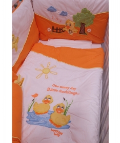 Deksi Group Pače posteljina za bebe narandžasta 