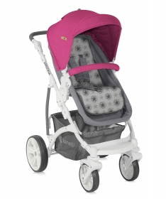 Lorelli Bertoni kolica za bebe i nosiljka za bebe Arizona + Pram Body + Bag Rose&Grey