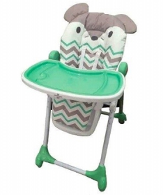 Kikka Boo hranilica za bebe (stolica za hranjenje) Zig Zag Mouse