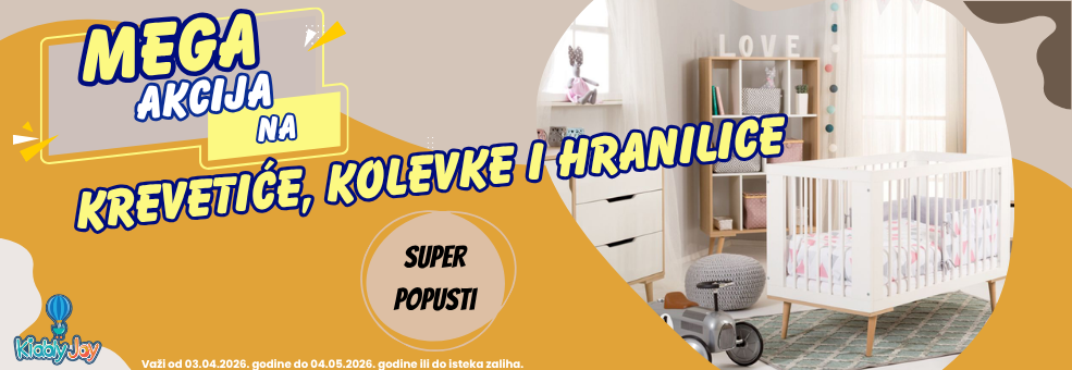 Mega akcija na krevetiće za bebe