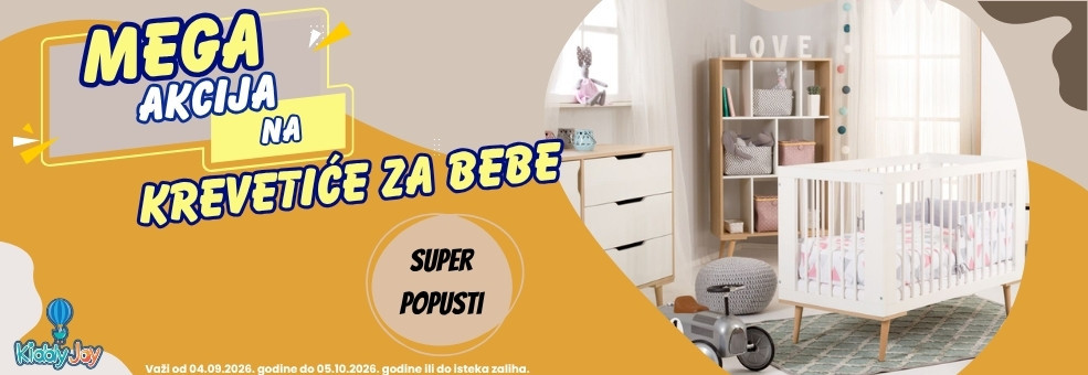 Mega akcija na krevetiće za bebe