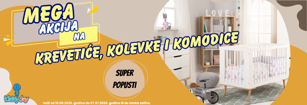 Mega akcija na krevetiće za bebe