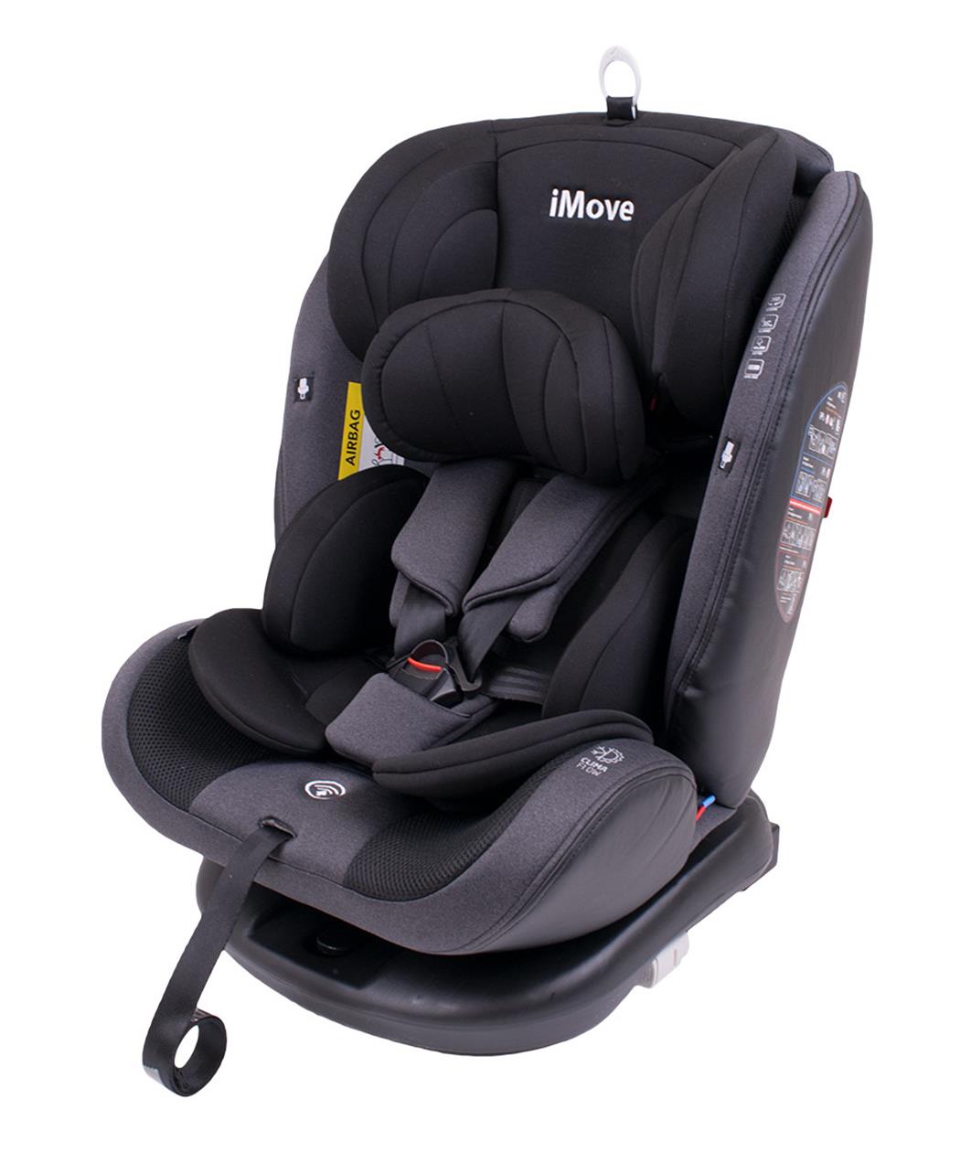 Asiento infantil Moni Serengeti 0-36 kg grupo 0/1/2/3 Isofix giratorio 165°  inclinación