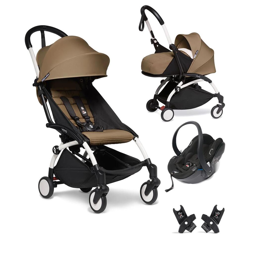 Babyzen Yoyo2 kolica za bebe 3 u 1 sa Newborn Pack Beli ram Toffee Kiddy JOY