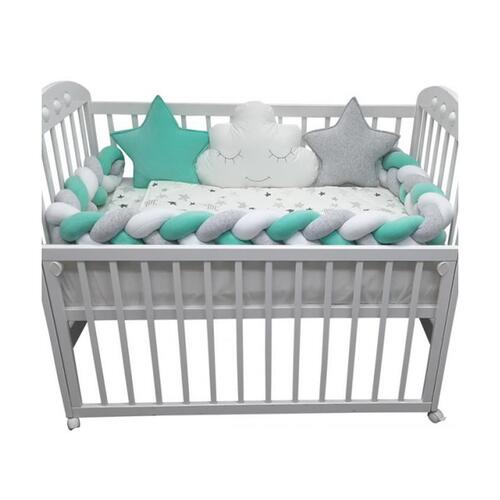 Textil Bambino komplet posteljina za krevetac za bebe Mint 120x60 cm