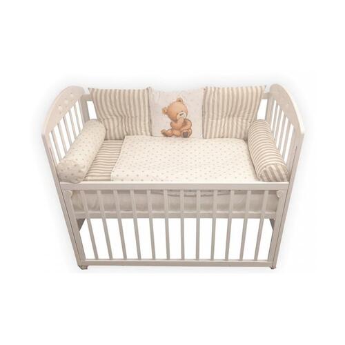 Textil komplet posteljina za krevetac za bebe Piccolino Bež 120x60 cm