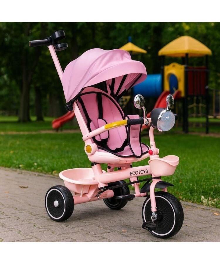 ECOTOYS tricikl za decu a rotirajućim sedištem Pink WQL-186 PINK