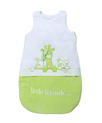 Tri Drugara vreća za spavanje za bebe plišana punjena 86-92 cm - Zelena