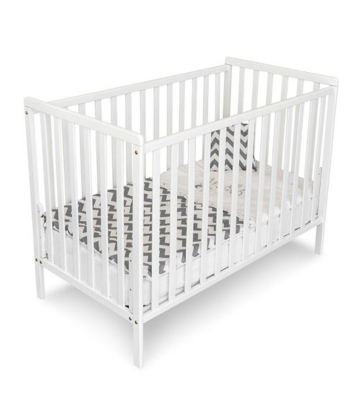 Kiddy Joy Mikaela krevetac za bebe bez fioke i klackalice Beli