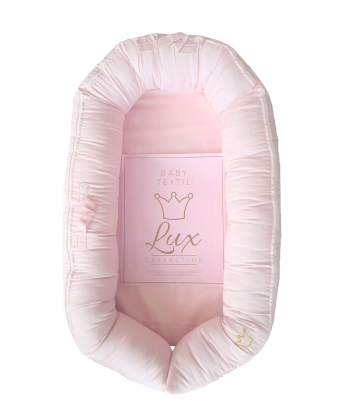 Textil Premium multifunkcionalno gnezdo za bebe Lux Roza