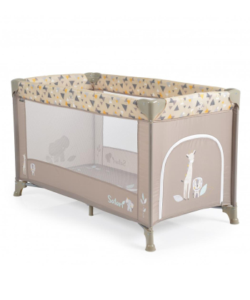 Moni Safari prenosivi krevetac za bebe 1 nivo Beige