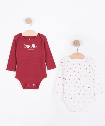Just Kiddin bodići za devojčice Nature Lover 3-6 meseci 2 u 1 - 12002344