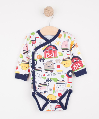 My Baby bodić za dečake Happy Farm 0-6 meseci