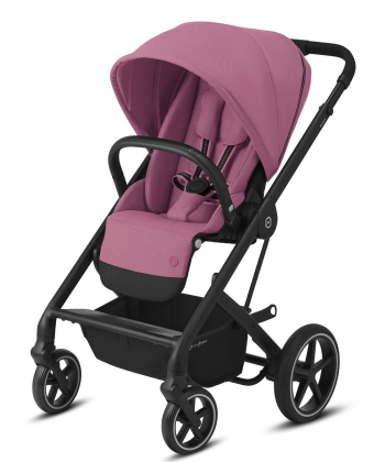 Cybex Balios S Lux kolica za bebe crni ram - Magnolia Pink