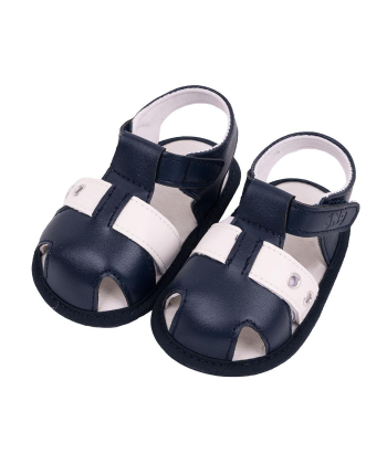 Jungle nehodajuće sandale za dečake 0-8 meseci Teget&Bele INS22-B13