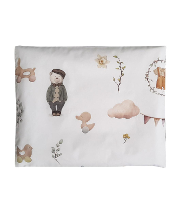 Textil jastučnica za bebe 40x50 cm Retro Mede - Mint