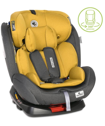 Lorelli Bertoni Lyra Isofix auto sedište za bebe 0-36 kg Black&Lemon Curry 2023