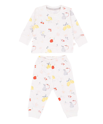 Just Kiddin pidžama za devojčice 6-9 meseci Local Fruits - 18000327