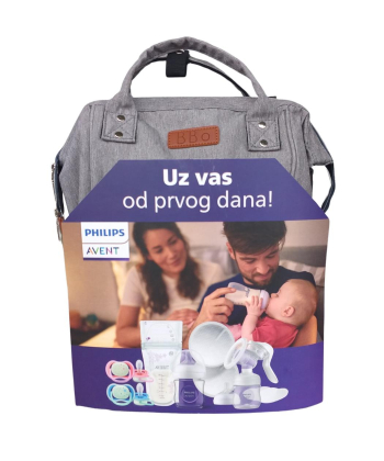 Avent Baby poklon set 5 u 1 sa BBO gratis torbom za mame - Boy