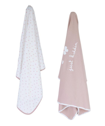 Just Kiddin Organic pamučni prekrivač za devojčice 2 u 1 Flower - 18000509