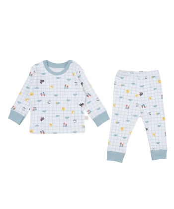 Just Kiddin Organic pidžama za dečake 3-6 meseci Happy Farm - 17000443