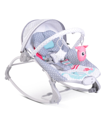 Moni ležaljka za bebe Lovely Forest do 9 kg - Rose