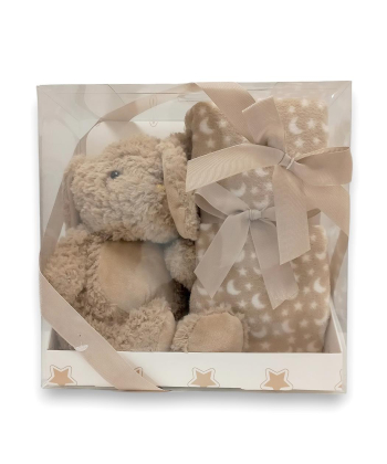 BBO ćebe sa igračkom za bebe Rabbit Brown - 20TB0137-1