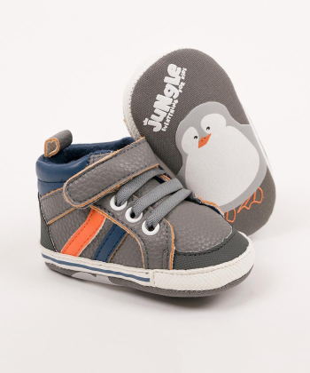 Jungle nehodajuće duboke patike za dečake 4-8 meseca Tamno Siva
