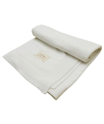 Just Kiddin Basic pamučni prekrivač za bebe Krem 110x80 cm - 50011372