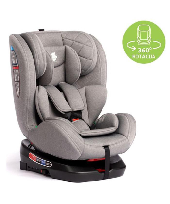 BBO iSize Isofix auto sedište za bebe 40-150 cm Cosmos Light Grey